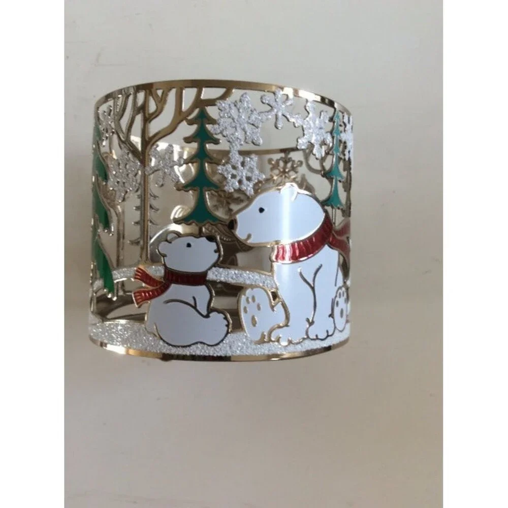 Bath and Body Works New Polar Bear 3 wick Candler Holder B38